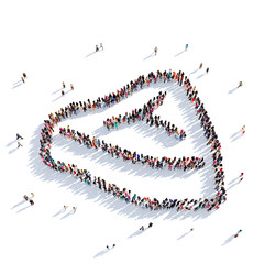 steak people 3D rendering