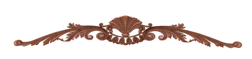 Element of wooden carving