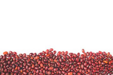 Brazilian Red Beans frame. Phaseolus vulgaris