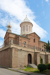 The Ejmiatsin Church is an 18th-century Armenian Apostolic church in the Avlabari district of Old Tbilisi, Georgia