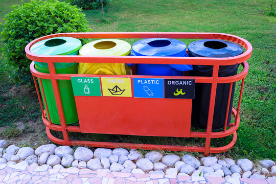 Buckets for waste sorting