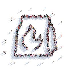 package people 3D rendering