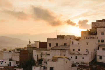 Old houses in Tetouan, Morocco