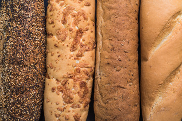 close view on fresh rolls