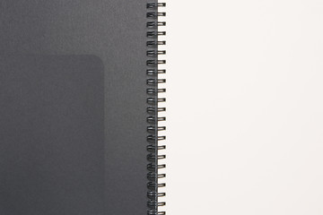 blank notebook