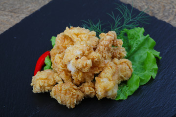 Crispy chicken nuggets