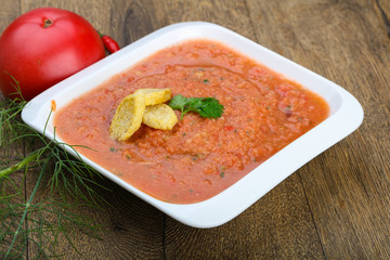 Gazpacho tomato soup