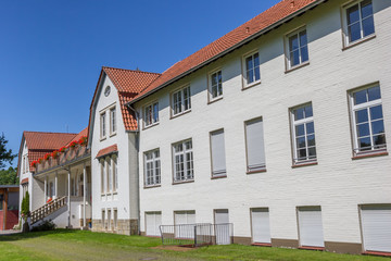 Fototapeta na wymiar Josef Pieper school building at the Saline Gottesgabe near Rhein