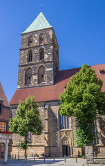 Fototapeta na wymiar St. Dionysius church in the center of Rheine