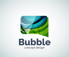Bubble logo template