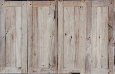 windows in the old wooden house, background and texture