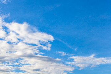 Fototapeta na wymiar sky with clouds background before rain.