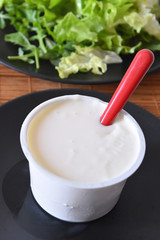 Liquid white cheese