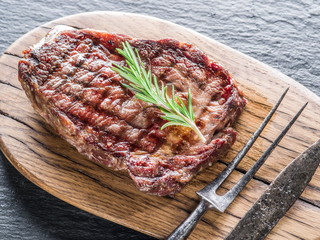Medium Ribeye steak.