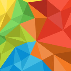 Colorful vector low polygon background.  Pattern for web, mobile, print and textile