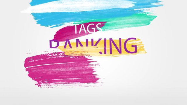 Colorful web design buzzwords