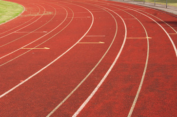 Fototapeta premium Running lane