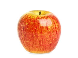 Red apple on a white background
