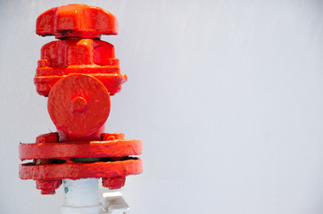 Fire hydrant on ship
