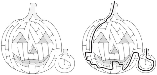 Jack O' Lantern maze