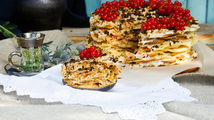 napoleon cake many layers cake
