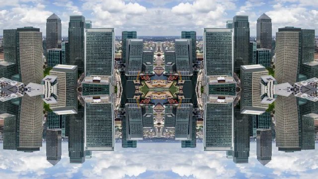 kaleidoscope abstract video architecture london