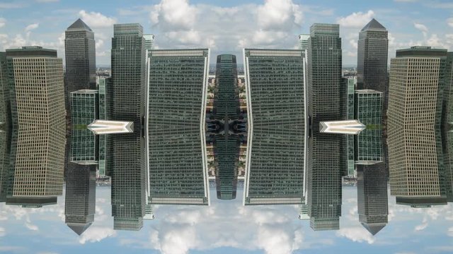 kaleidoscope abstract video architecture london