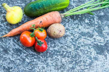 many vegetables close