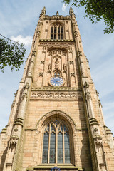 Fototapeta na wymiar Derby Cathedral Tower A