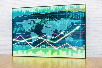 Forex chart in room