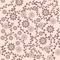 Seamless floral pattern. Colorful summer background for creating card, invitation, wedding, decoration, textile. Bright illustration.