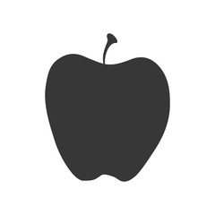 apple healthy food organic food market icon. Isolated and flat illustration. Vector graphic