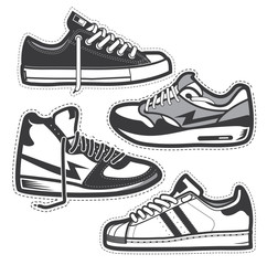 Classic sneakers set
