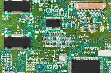 Green computer motherboard