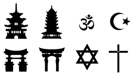 Lieux de cultes et religion en 8 icônes