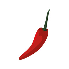 Pepper healthy food organic food market icon. Isolated and flat illustration. Vector graphic