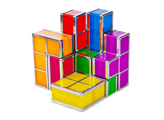 Obraz premium Colorful toy blocks