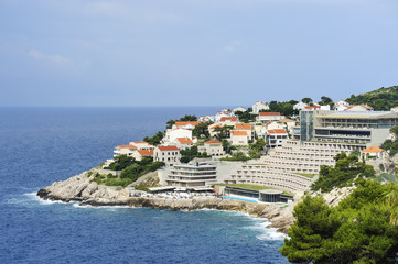 Hotelanlage an der Küste bei Dubrovnik