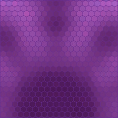 purple honeycomb - abstract geometric hexagon grid