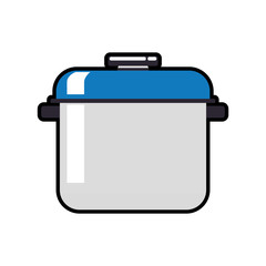 pot supply house electric appliance icon. Isolated and flat illustration. Vector graphic