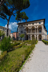 Fototapeta na wymiar Rieti (Italy) - The Sabina's city, in Lazio region, under Mount Terminillo and crossed by the river Velino.