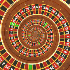 Spiral Casino Roulette, 3D rendering