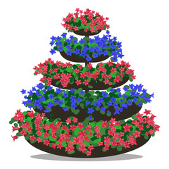 Vector illustration of floral arrangement