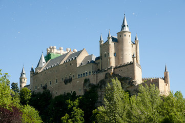 Fototapeta na wymiar Alcazar of Segovia - Spain