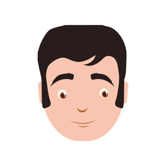 Man male avatar person people icon. Isolated and flat illustration. Vector graphic