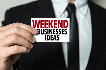 Weekend Businesses Ideas