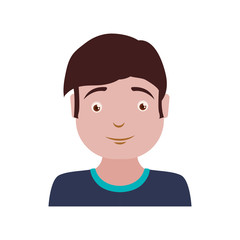 Boy male avatar person people icon. Isolated and flat illustration. Vector graphic