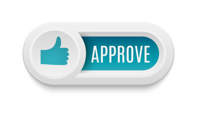 Ok like button vector set.