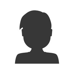 Boy male avatar person people icon. Isolated and flat illustration. Vector graphic