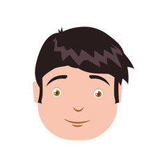 Boy male avatar person people icon. Isolated and flat illustration. Vector graphic